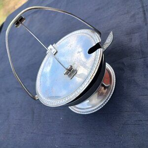 Metal sugar and spoon cup